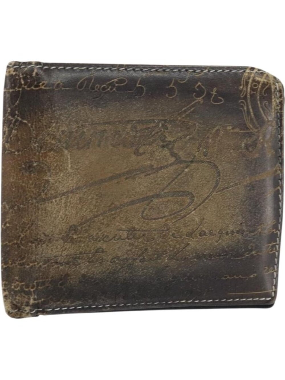 Berluti Wallet Leather Brown